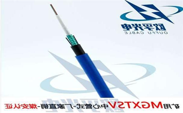 淮安市欧孚MGXTSV-8B1 矿用单模阻燃光缆G652D纤芯煤安证书